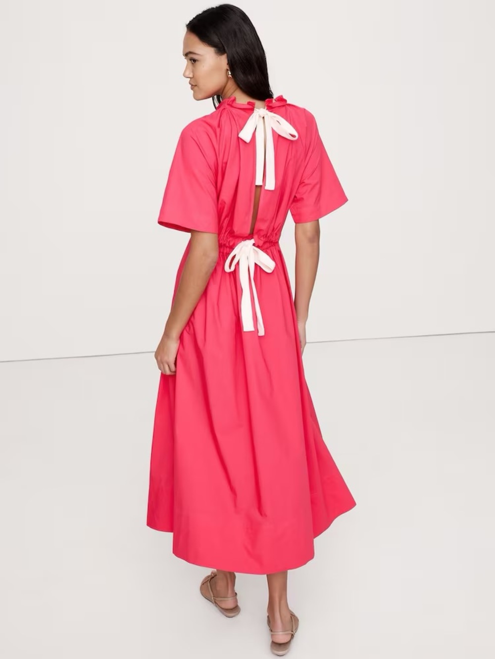 NWT tie back maxi dress